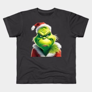 Grumpy grinch Kids T-Shirt